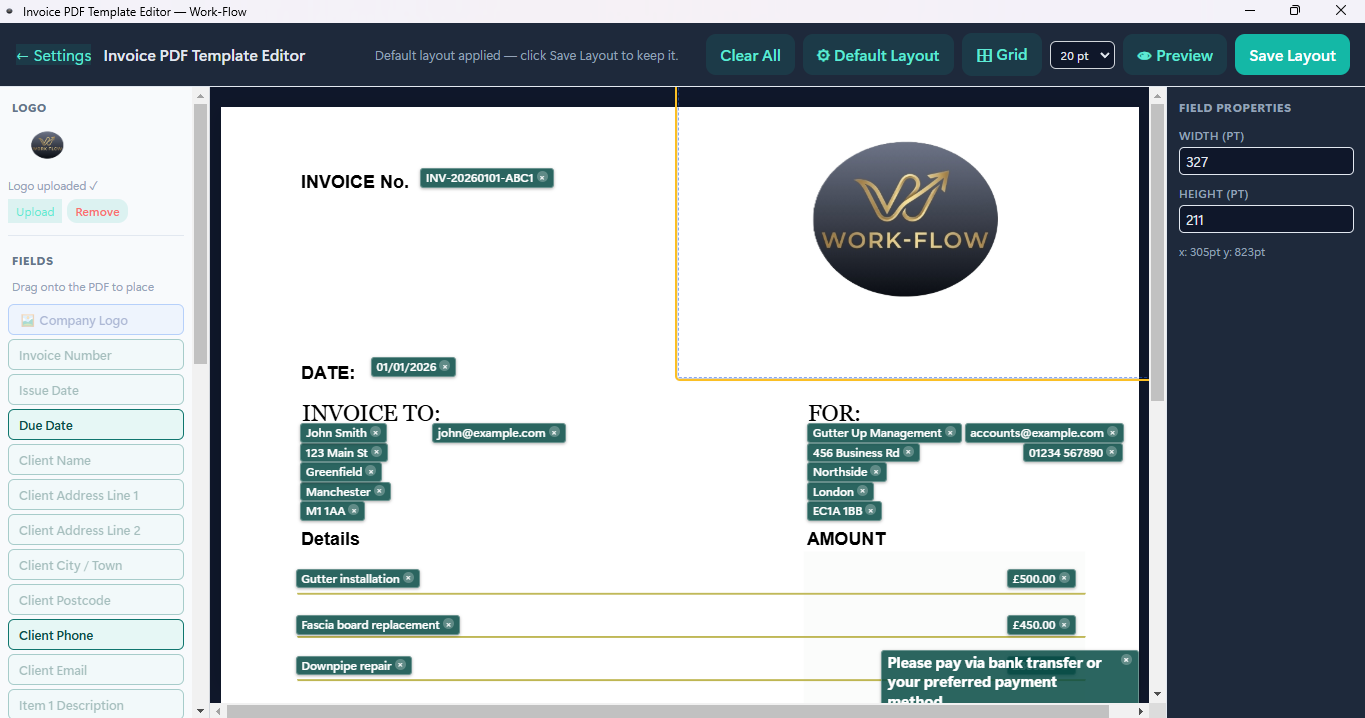 Invoice Builder